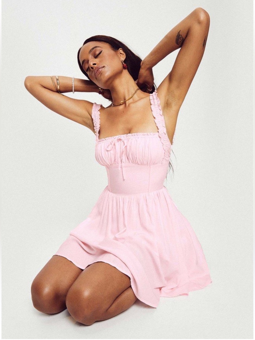 Princess Polly Keltie Mini Dress Pink SZ 4